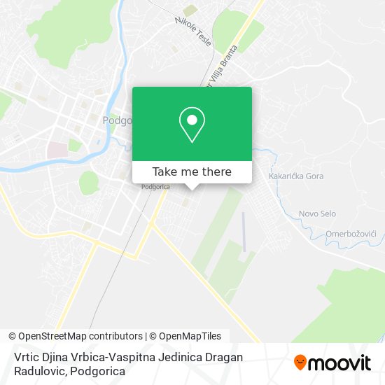 Vrtic Djina Vrbica-Vaspitna Jedinica Dragan Radulovic map