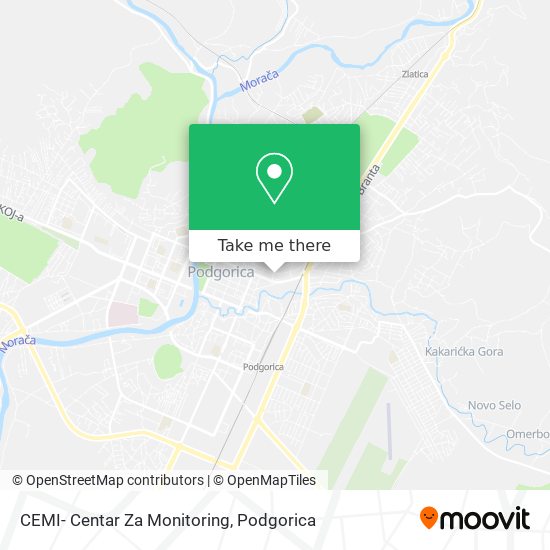 CEMI- Centar Za Monitoring map