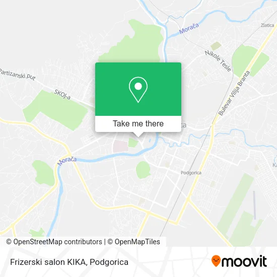 Frizerski salon KIKA map
