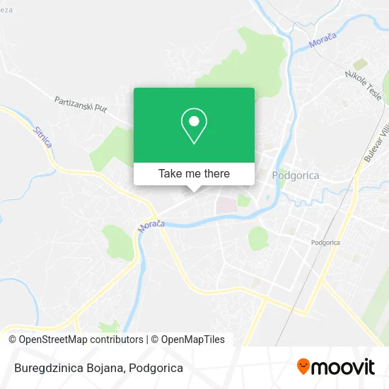 Buregdzinica Bojana map
