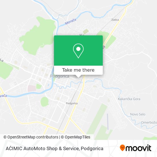 AĆIMIC AutoMoto Shop & Service map