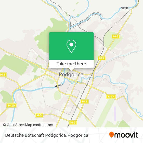 Karta Deutsche Botschaft Podgorica