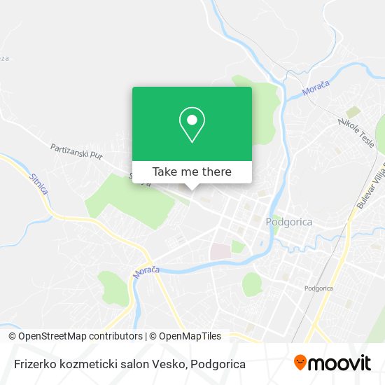 Frizerko kozmeticki salon Vesko map