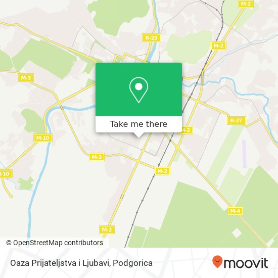 Oaza Prijateljstva i Ljubavi map