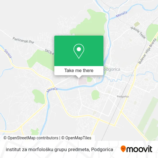 institut za morfološku grupu predmeta map