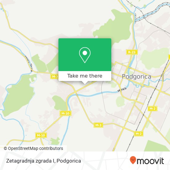 Zetagradnja zgrada I map