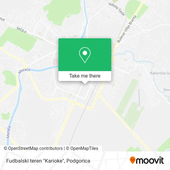 Fudbalski teren "Karioke" map