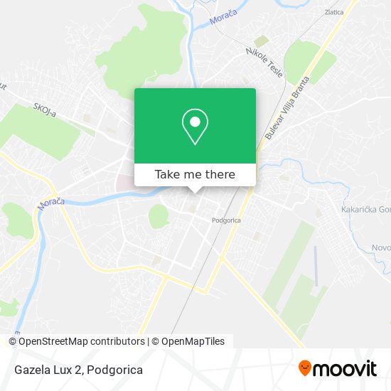 Gazela Lux 2 map
