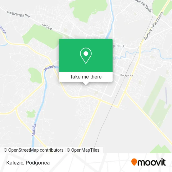 Kalezic map