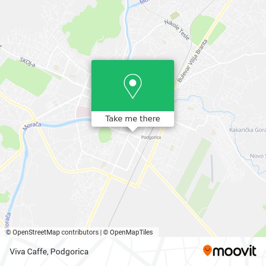 Viva Caffe map