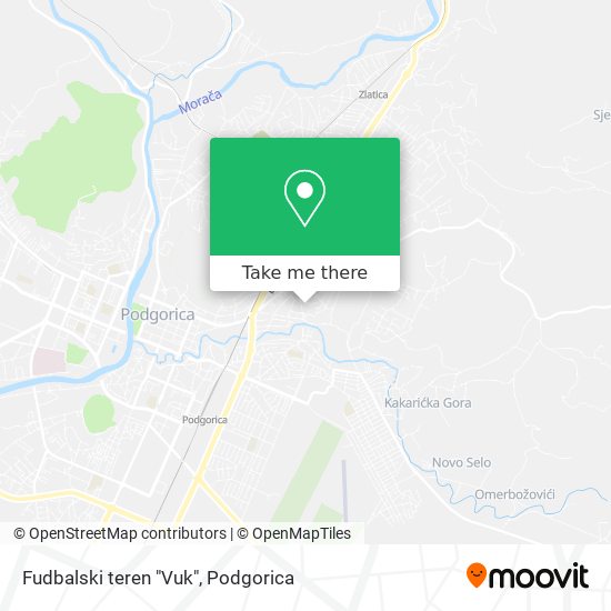 Fudbalski teren "Vuk" map