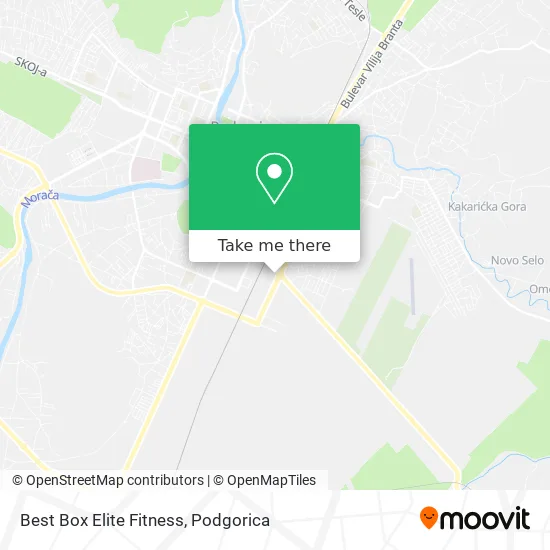 Best Box Elite Fitness map