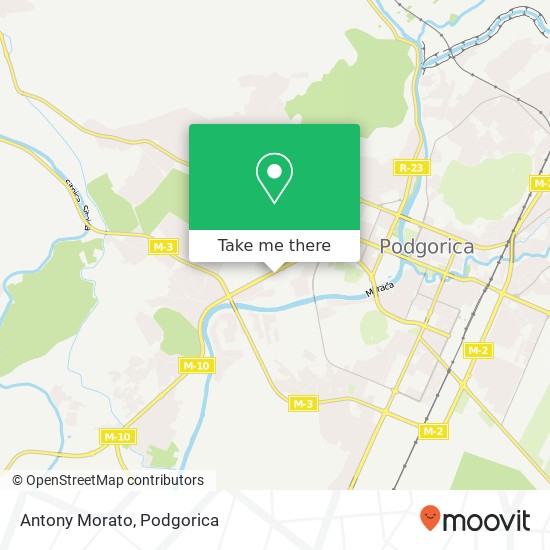 Antony Morato map