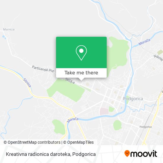 Kreativna radionica daroteka map