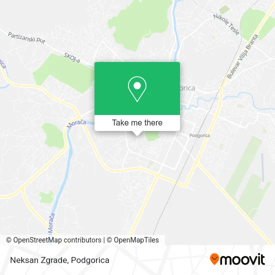 Neksan Zgrade map