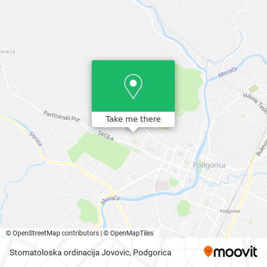 Karta Stomatoloska ordinacija Jovovic