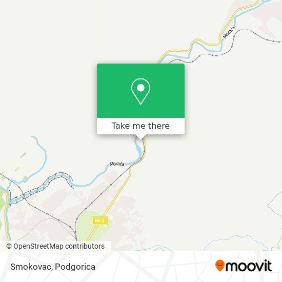Smokovac map