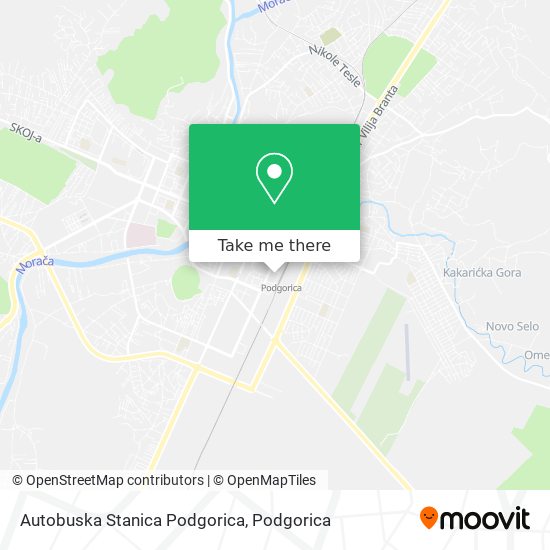 Autobuska Stanica Podgorica map