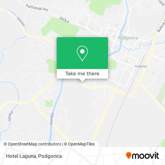 Hotel Laguna map