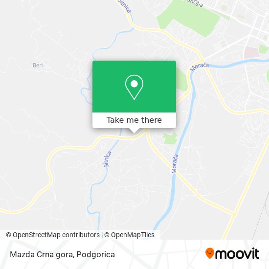 Karta Mazda Crna gora