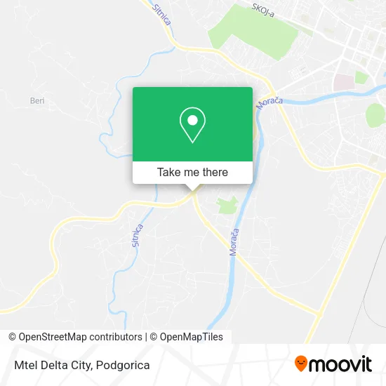 Mtel Delta City map