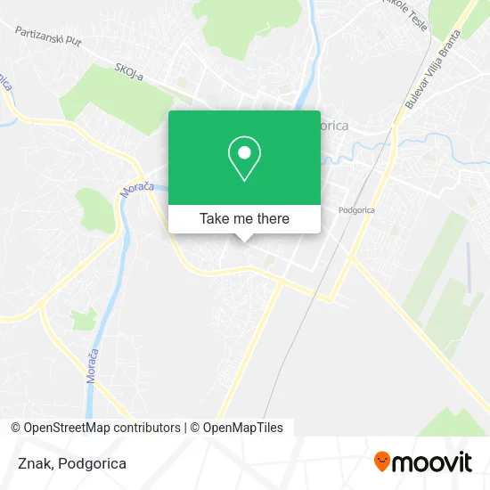 Znak map