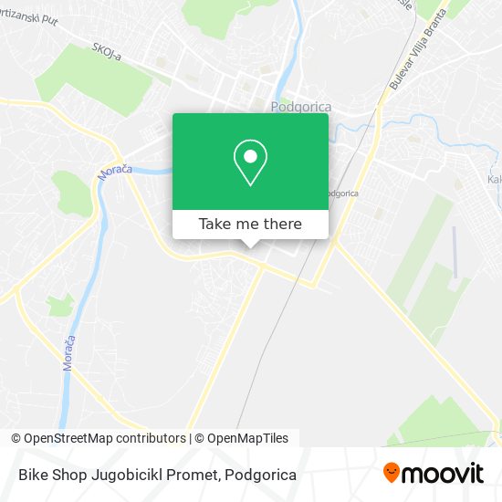 Bike Shop Jugobicikl Promet map