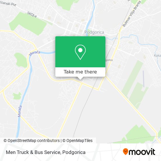 Men Truck & Bus Service map