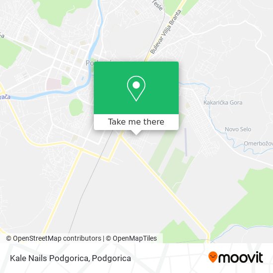 Karta Kale Nails Podgorica