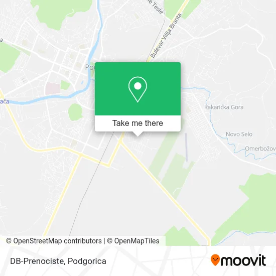 DB-Prenociste map