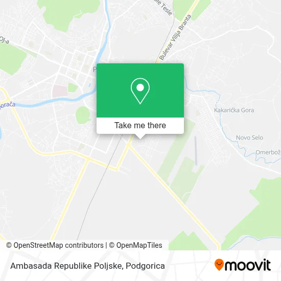 Ambasada Republike Poljske map