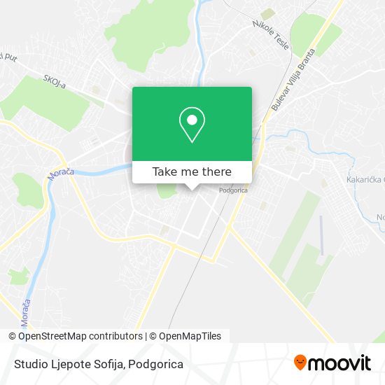 Studio Ljepote Sofija map