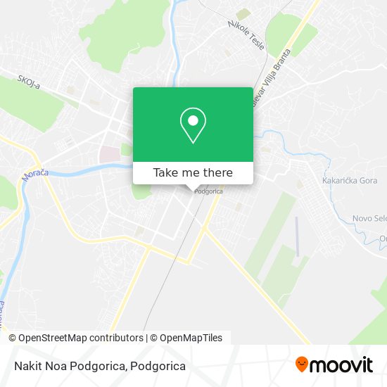 Nakit Noa Podgorica map