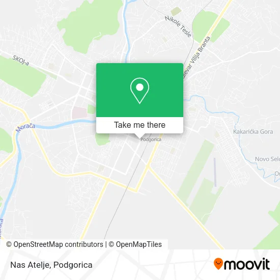 Nas Atelje map