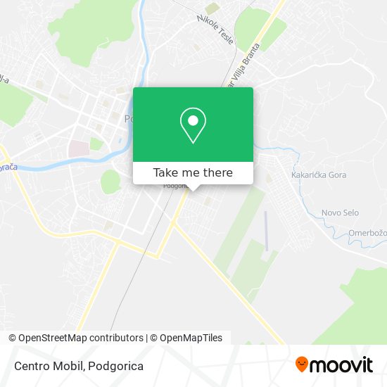 Centro Mobil map