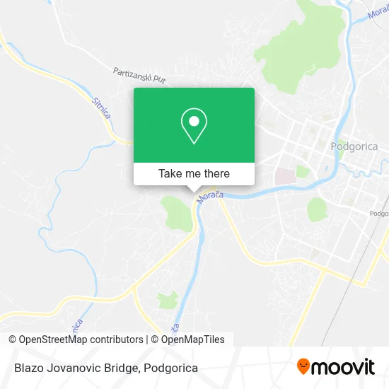 Blazo Jovanovic Bridge map