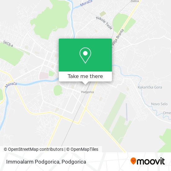 Karta Immoalarm Podgorica