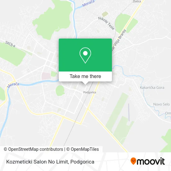 Kozmeticki Salon No Limit map