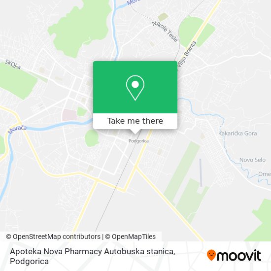 Apoteka Nova Pharmacy Autobuska stanica map