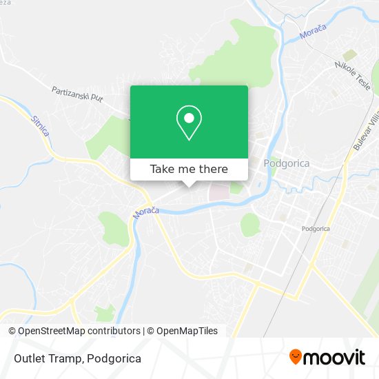 Outlet Tramp map