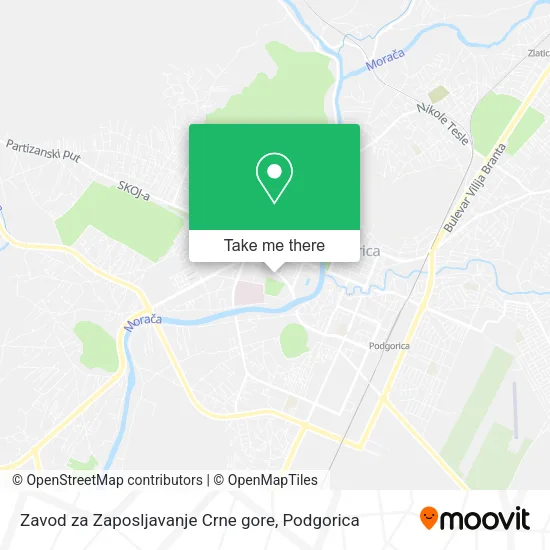 Karta Zavod za Zaposljavanje Crne gore