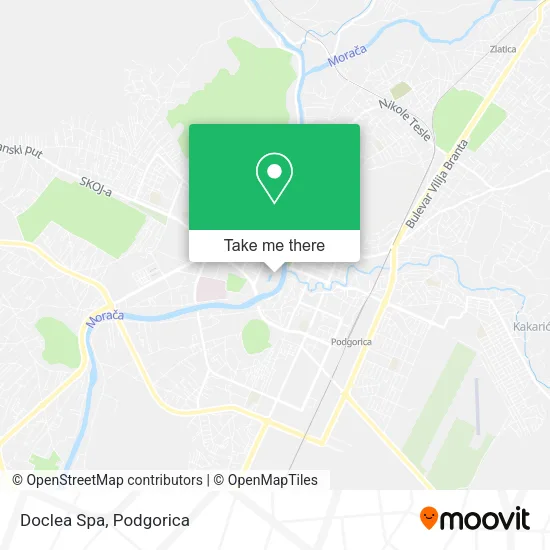 Doclea Spa map