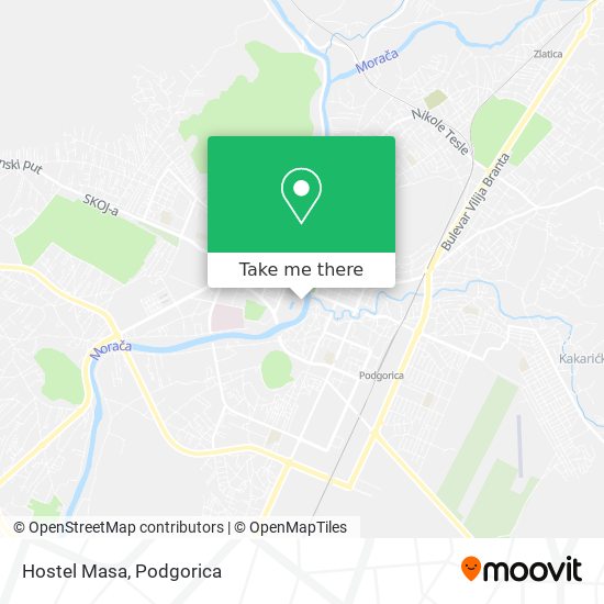 Hostel Masa map