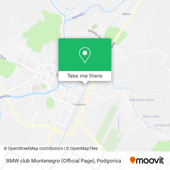 BMW club Montenegro (Official Page) map