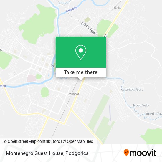 Montenegro Guest House map