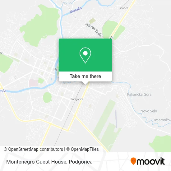 Montenegro Guest House map