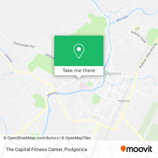 The Capital Fitness Center map