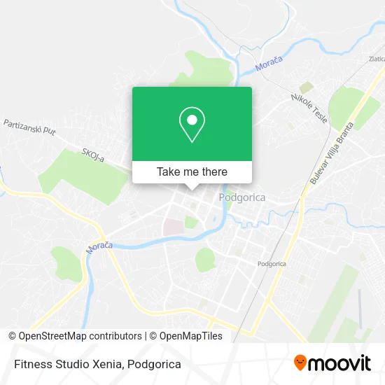 Fitness Studio Xenia map