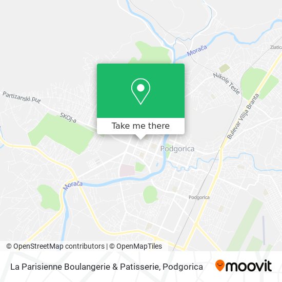 Karta La Parisienne Boulangerie & Patisserie
