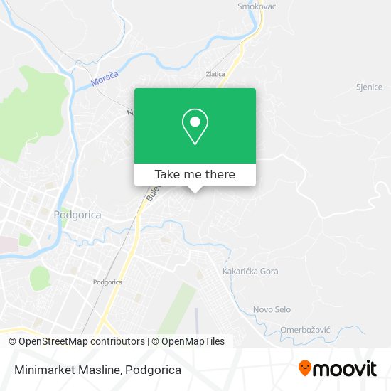 Minimarket Masline map